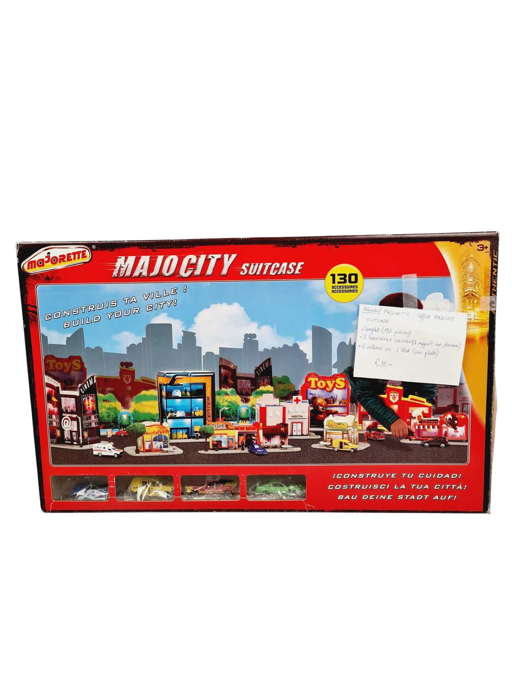 Acheter Véhicules - Coffret Majo City Suit Case 130 pièces - Majorette - 3 ans + Bon état - 35,00 € Véhicules - Coffret Majo City Suit Case 130 pièces - Majorette - 3 ans + Bon état - reconditionné disponible sur Label Emmaüs