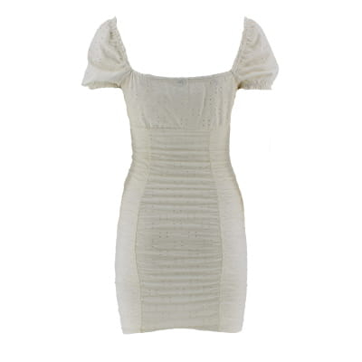 Robe blanche imprimée - Femme - H&M Divided - Taille XS - Photo 1