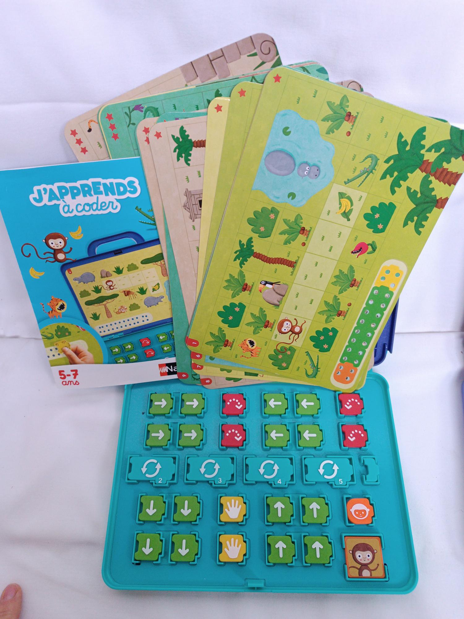 2 jeux éducatifs Nathan "J'apprends à lire" et "J'apprends à coder" Bon état - Vue 2 - 