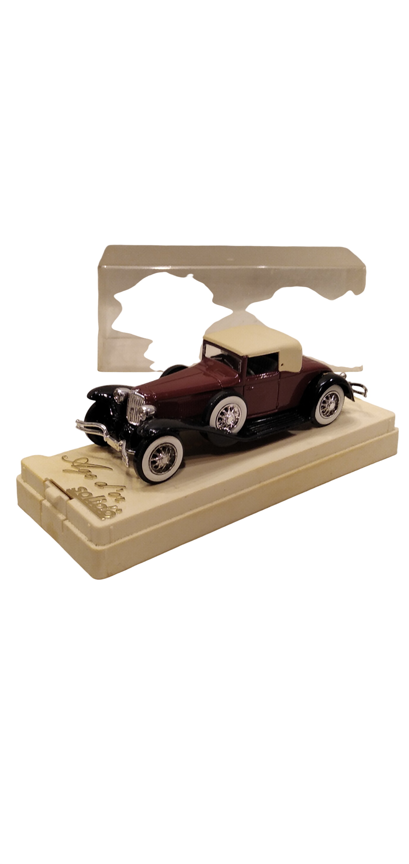 Solido 4080 Cord Coupé créme et marron  -  reconditionné disponible sur Label Emmaüs