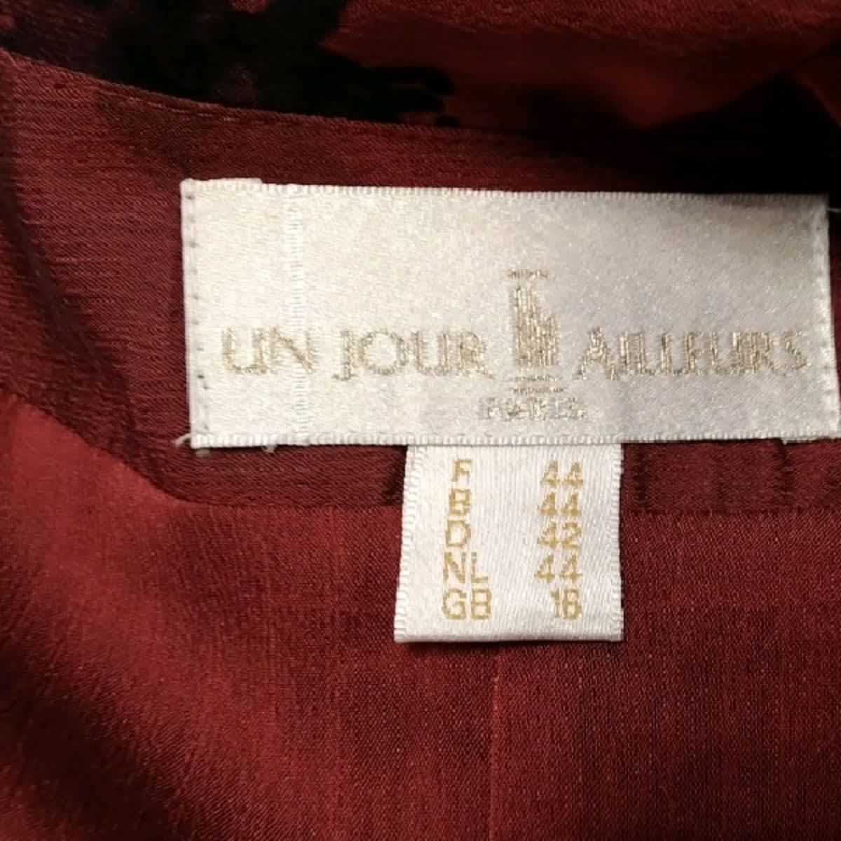Un Jour Ailleurs - chemise en synthétique - taille 42 Très bon état - Vue 5 - 