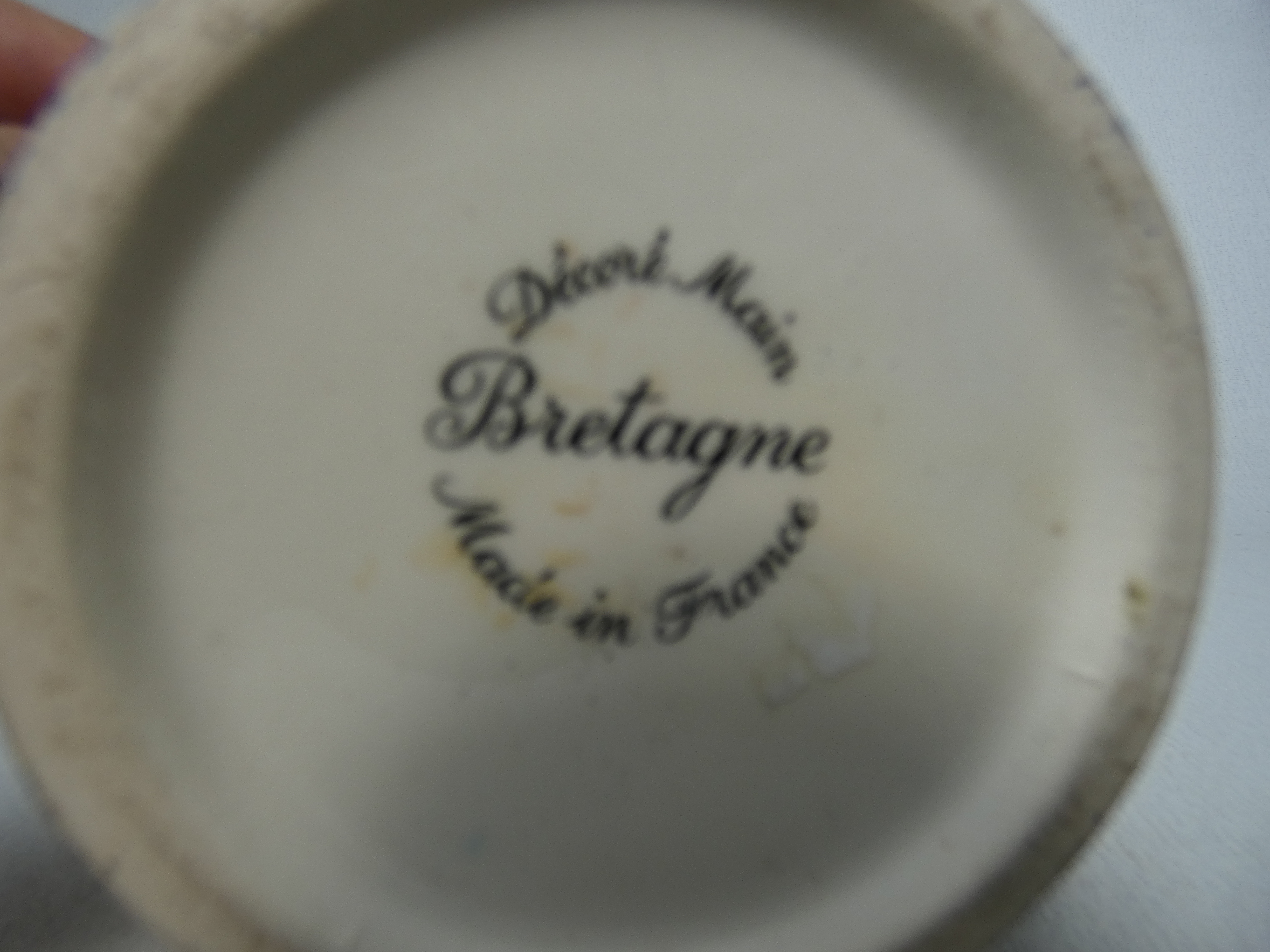 Ensemble  Pichet et Vase en Porcelaine avec une Décoration de Fleurs Fait Main État correct - Vue 9 - 