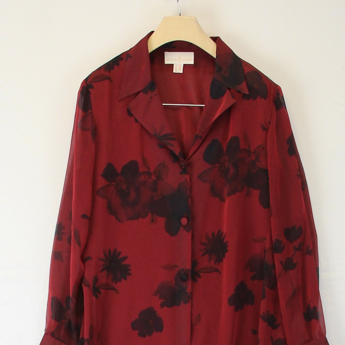Un Jour Ailleurs - chemise en synthétique - taille 42 Très bon état - Vue 2 - 
