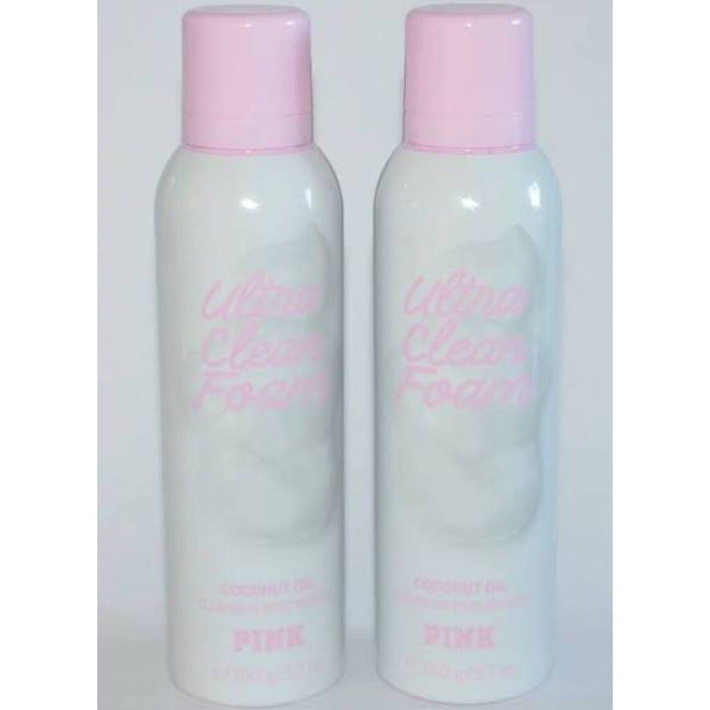 Pink Ultra Clean Foam Coconut Oil Cleansing Body Mousse-198 ml