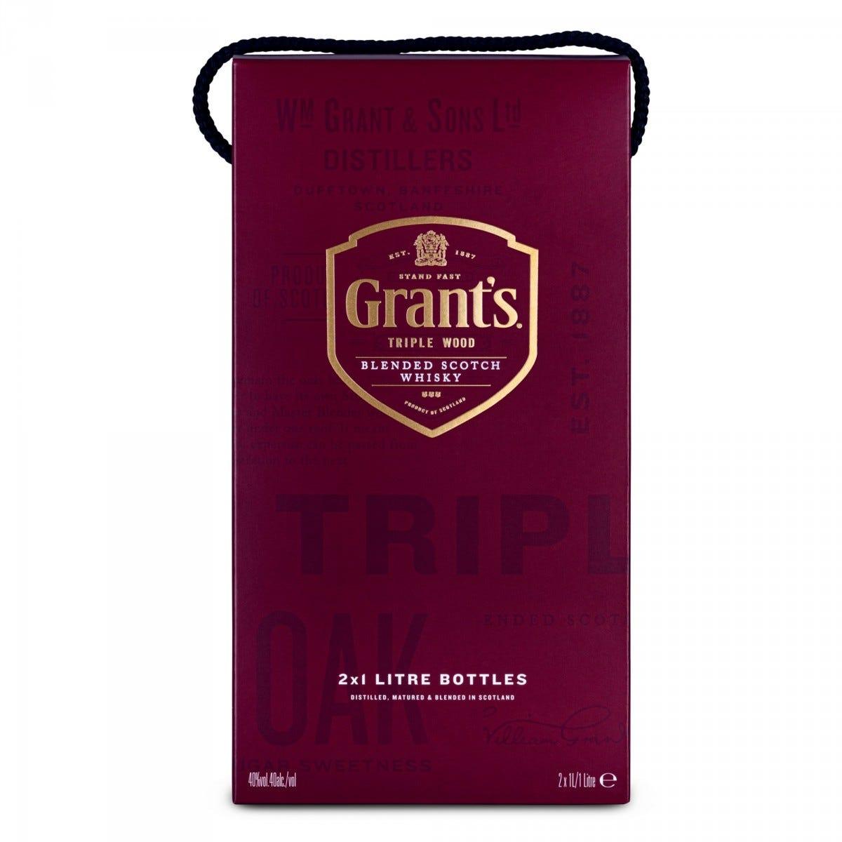 Triple Wood Blended Scotch Whisky, Twin Pack 70 cl