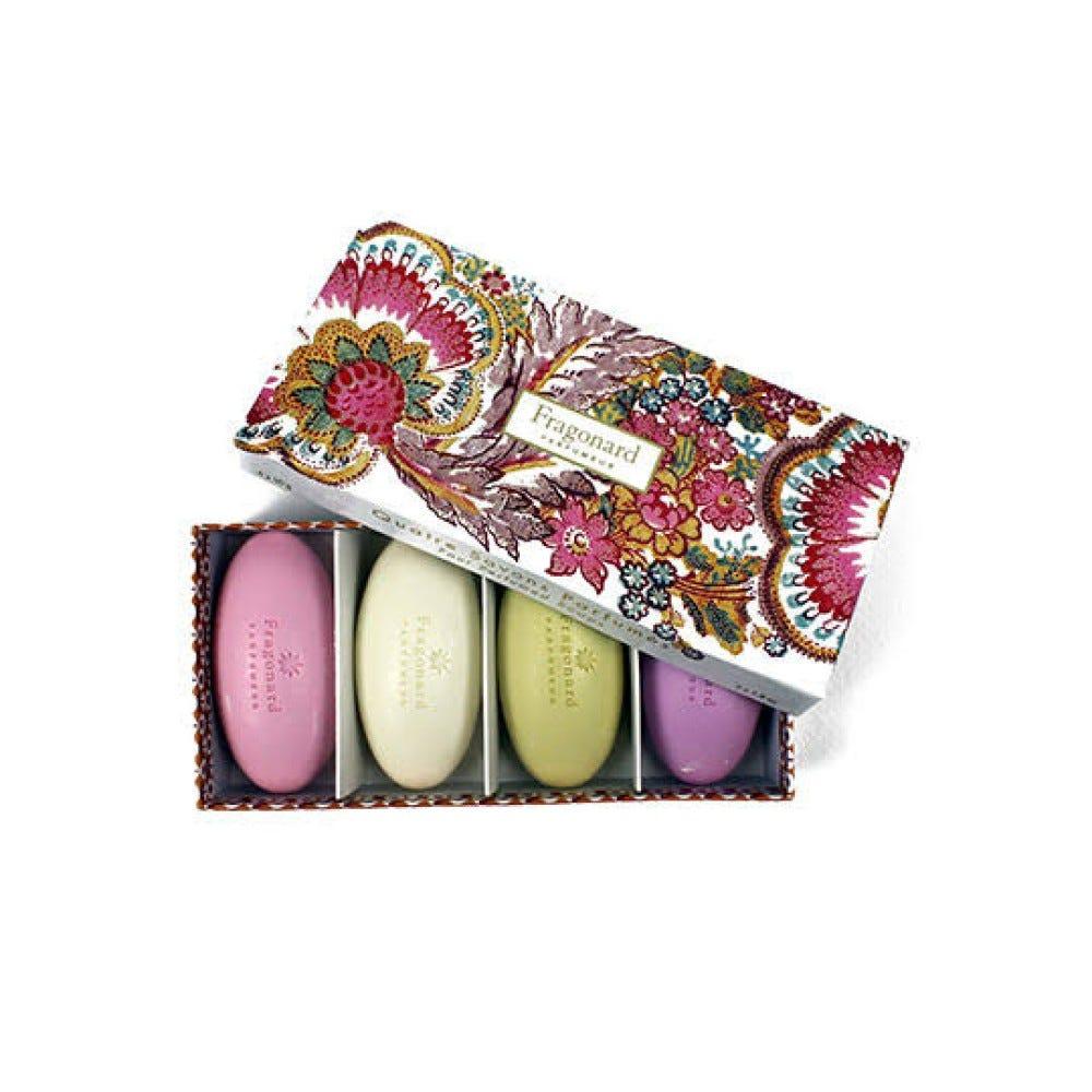 Flowered Soap Set 4 X-