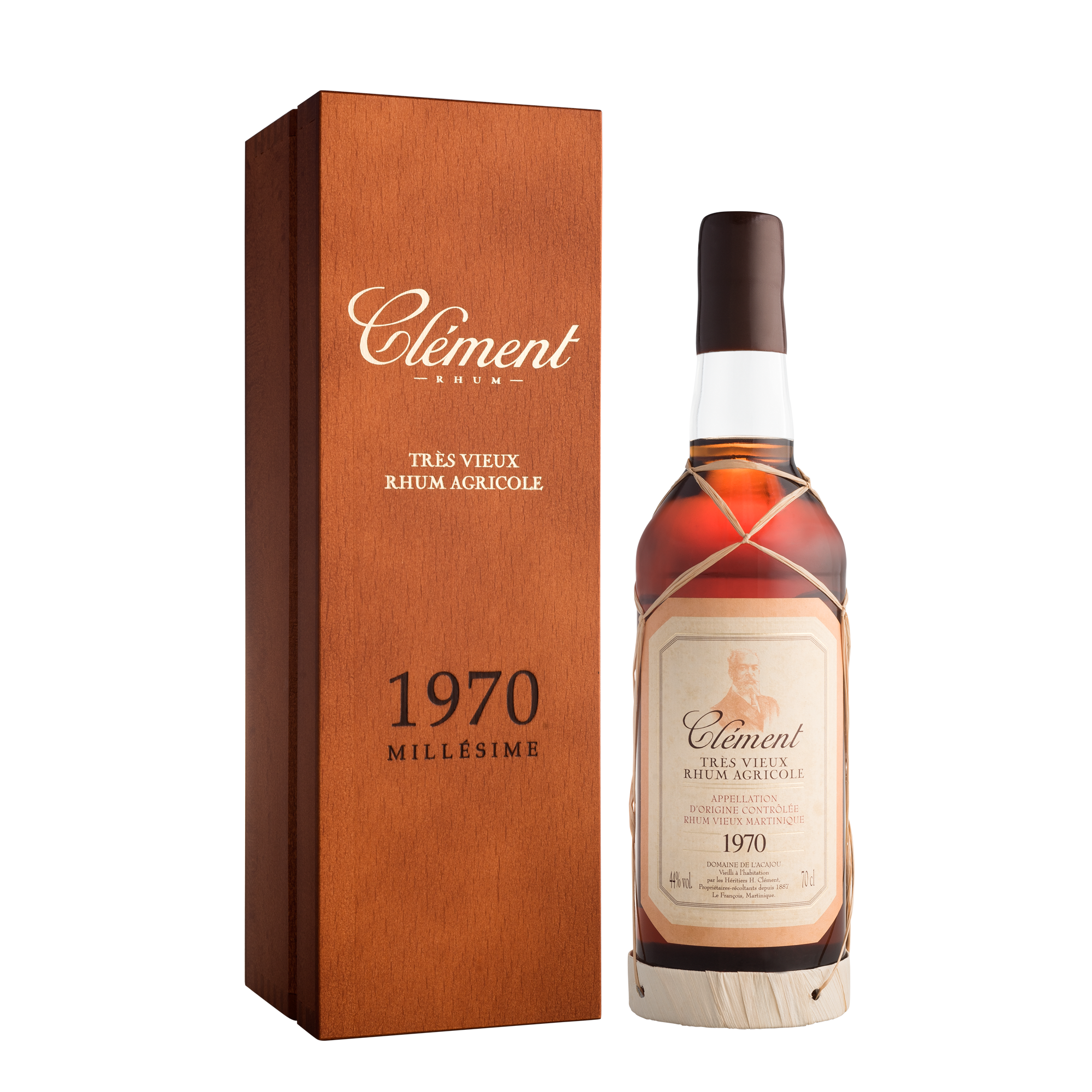 Rhum Agricole Vieux Aoc Millésime 1970 70 cl