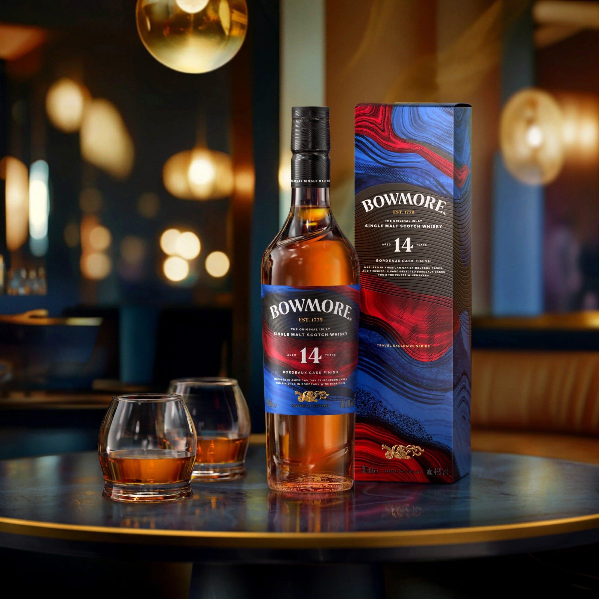 Bowmore 15年 & The Glenlivet 14年 ウイスキーセット Glenlivet Cognac Cask Selection Scotch Whiskey 750ml (80