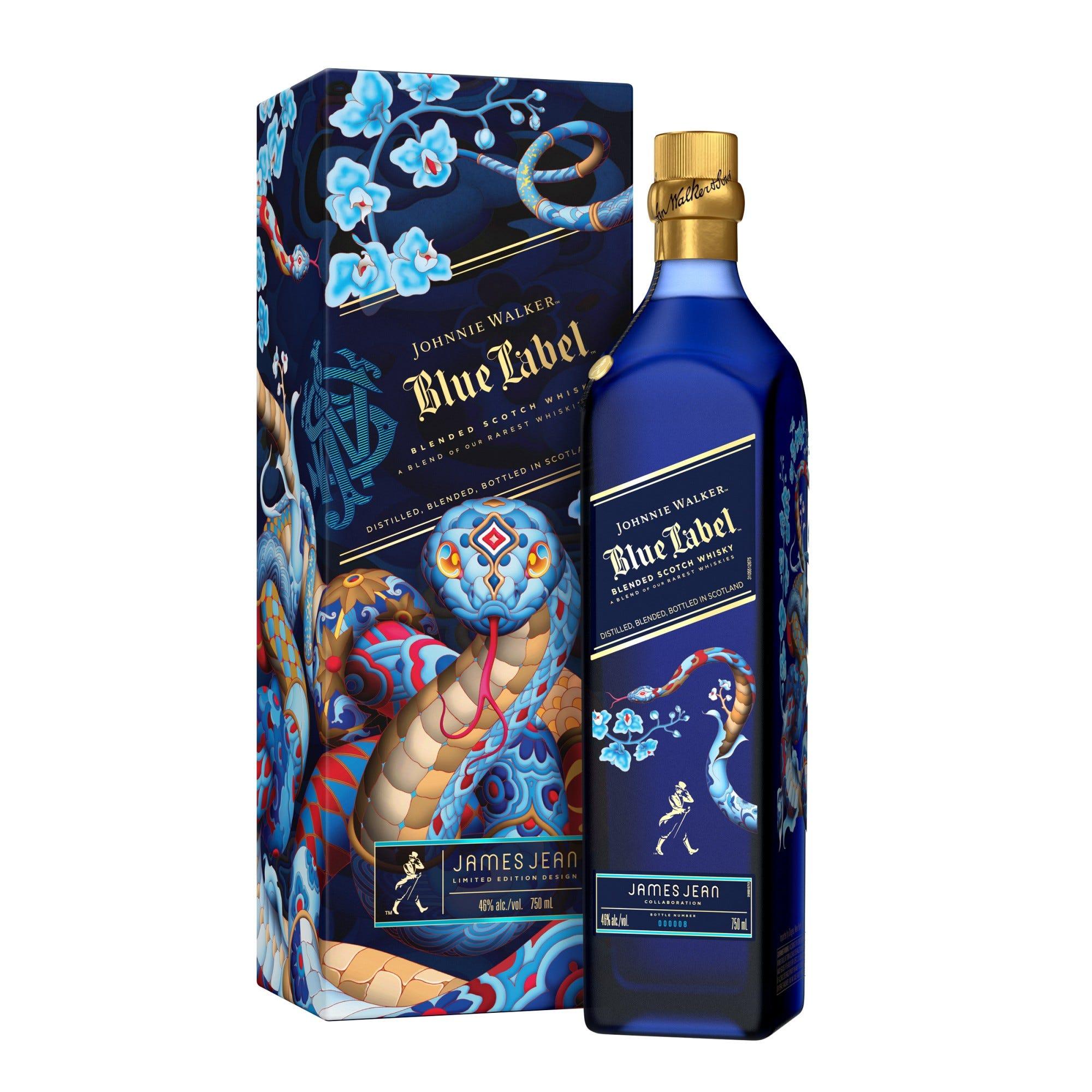Blue Label Year Of The Snake Lunar New Year Limited Edition Blended Scotch Whisky 1 l