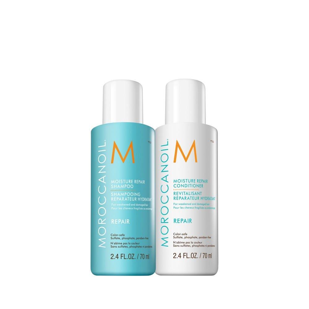Moisture Repair Travel Duo Set-Helps fortify damaged hair