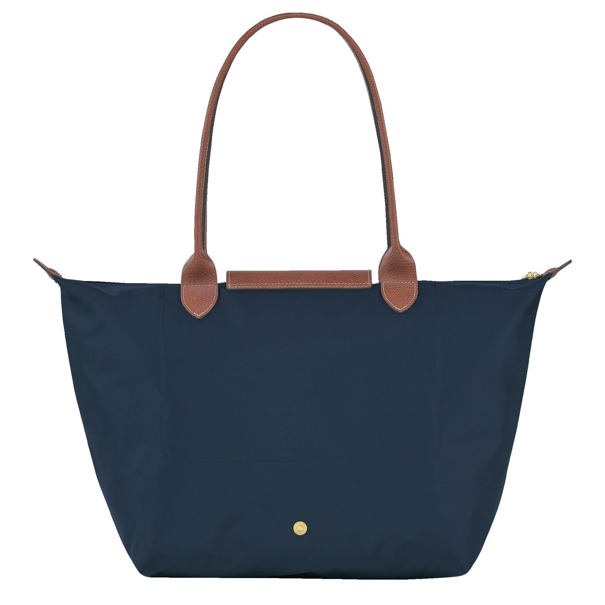 トートバッグ LONGCHAMP Woman Tote bags Navy L1624089 P68 Le Pliage Original L Travel bag Navy - Recycled canvas