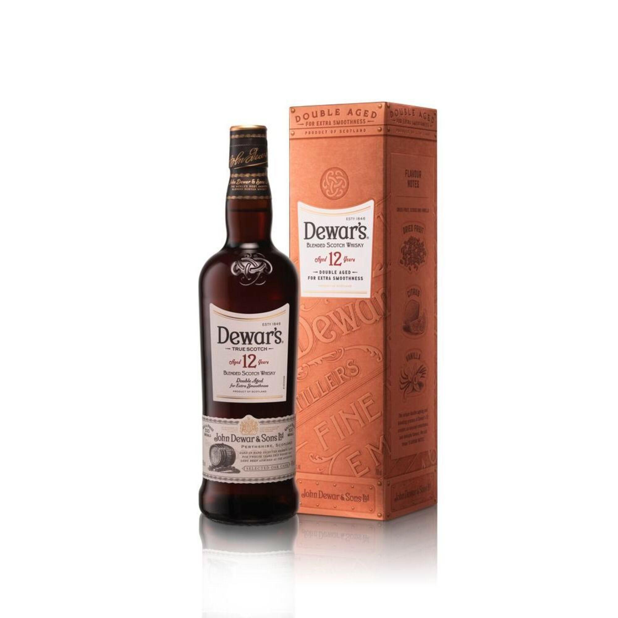 Dewars 12 Year Old Gift Box