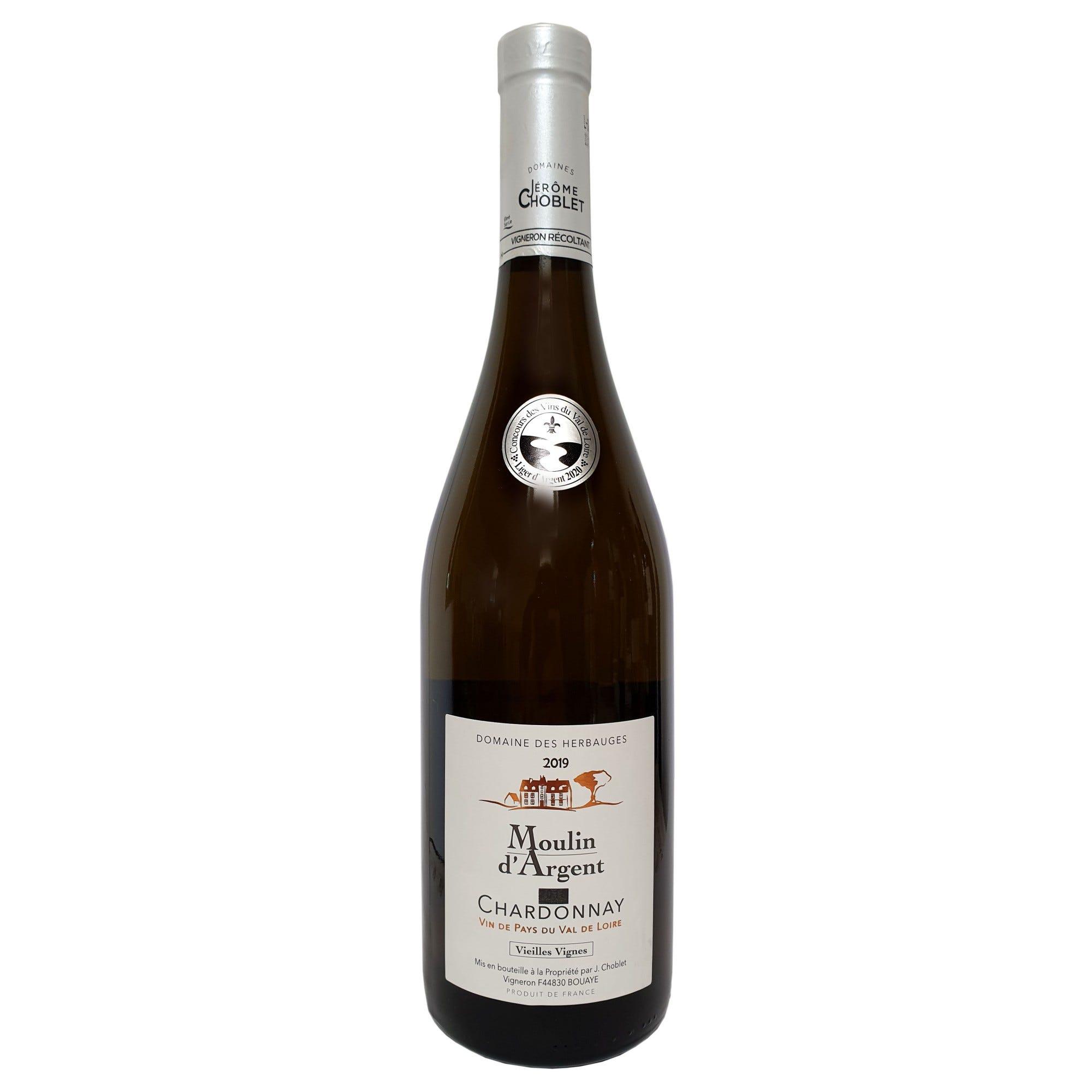 IGP Loire Chardonnay - Domaine Des Herbauges - Moulin D'argent 75 cl