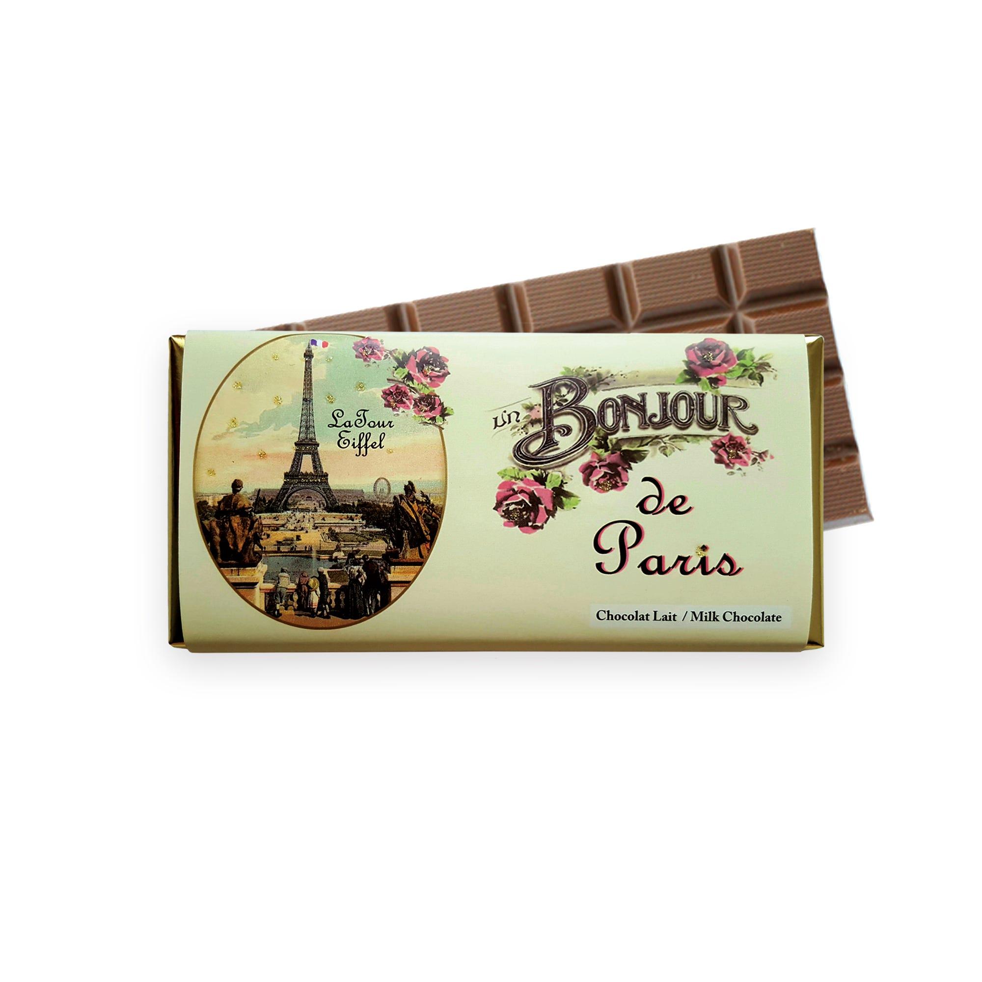 Extime - Marie Bouvero Milk Chocolate Bar Post Card Eiffel Tower