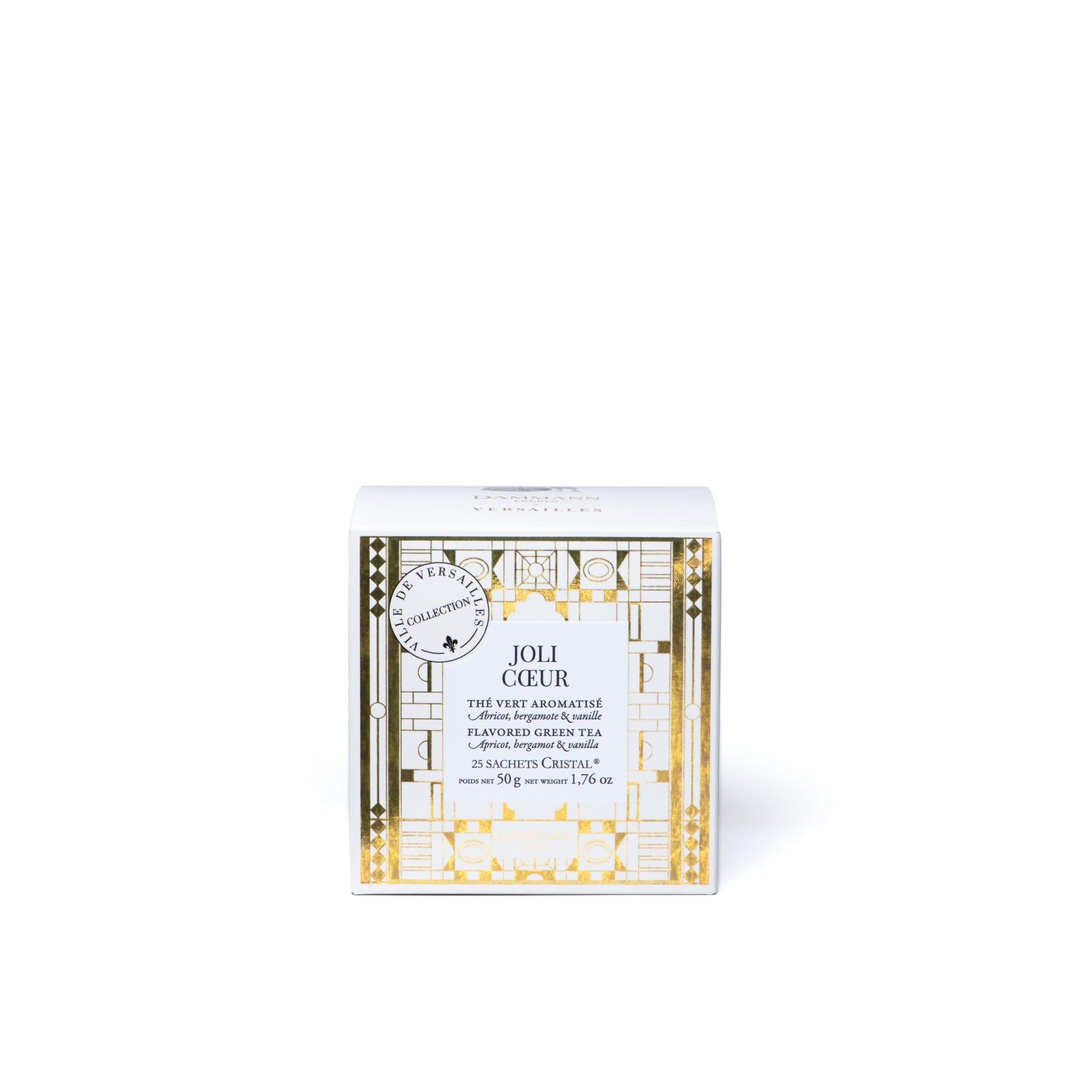 DAMMAN FRERES Joli Cœur, Box Of 25 Cristal Sachets