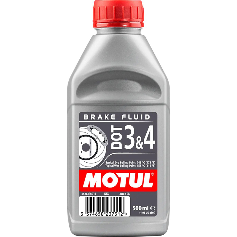 Liquide de frein DOT 3 & 4 Brake Fluid 500 ml MOTUL