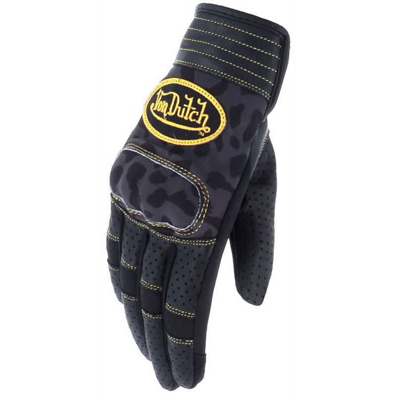 Gants VON DUTCH - PALAVAS AIR Tissu-Cuir femme HELSTONS