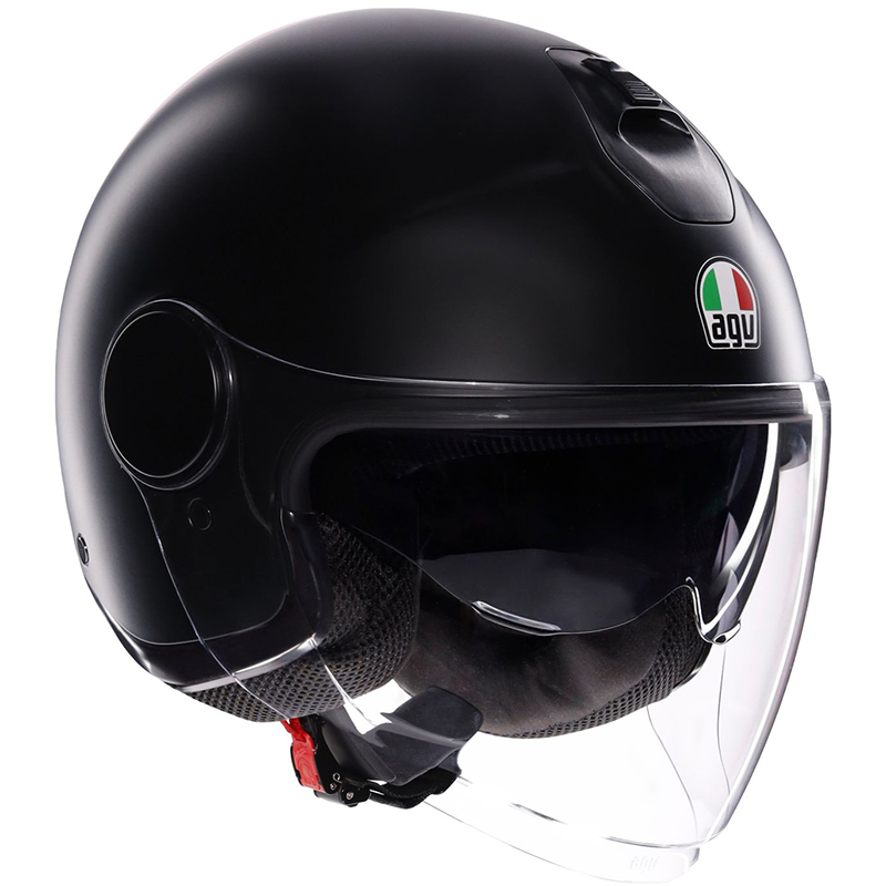 Casque+ETERES+MONO+MATT+BLACK+AGV