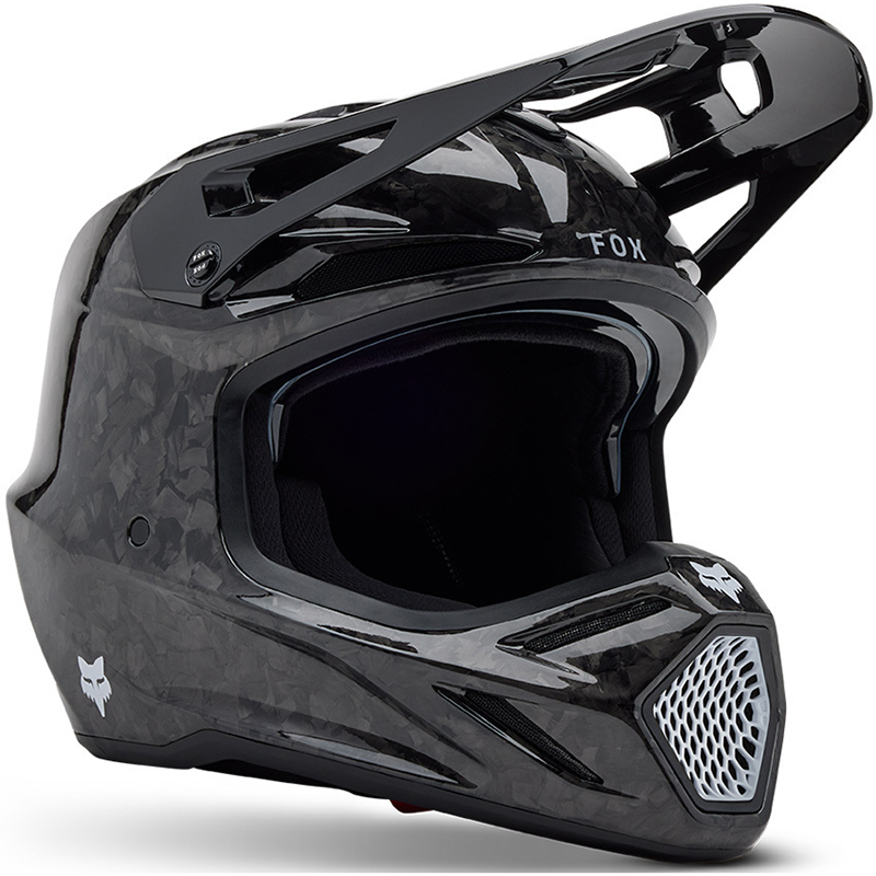 Casque cross V3 RS CARBON SOLID