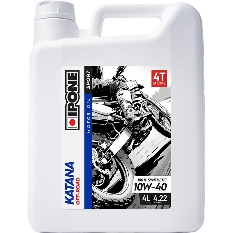 Huile 4T KATANA OFF-ROAD 10W40 4L IPONE