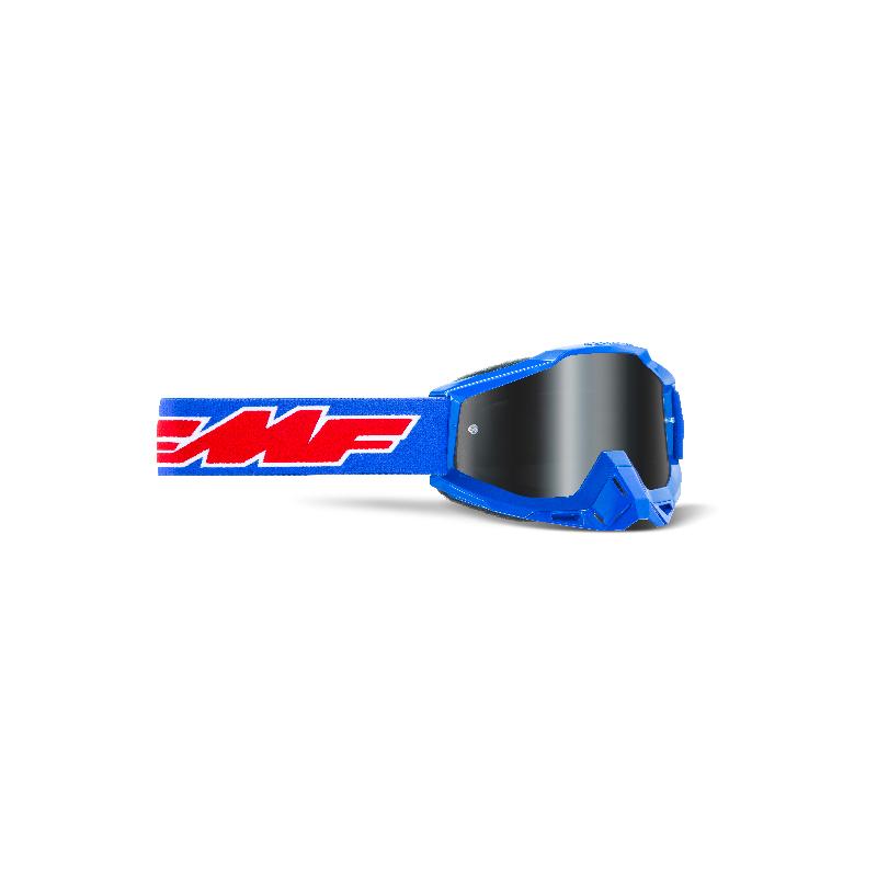 Masque cross POWERBOMB SAND Rocket Blue - Ecran fumé FMF