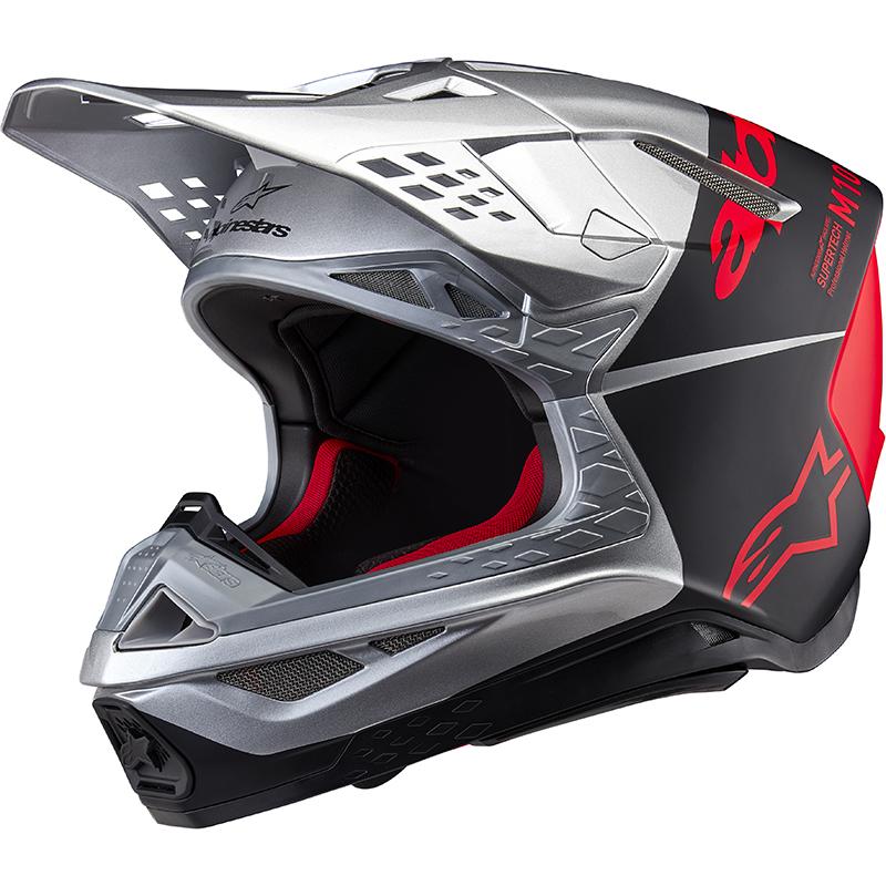 Casque cross SUPERTECH S-M10 FLOOD ALPINESTARS