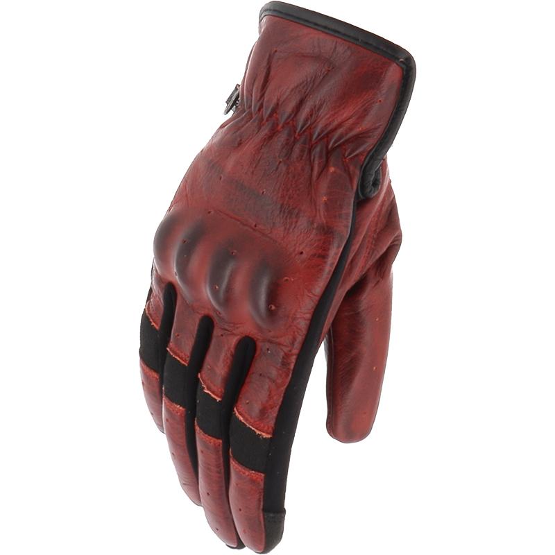 Gants HOLY ETE Cuir-Tissu femme HELSTONS