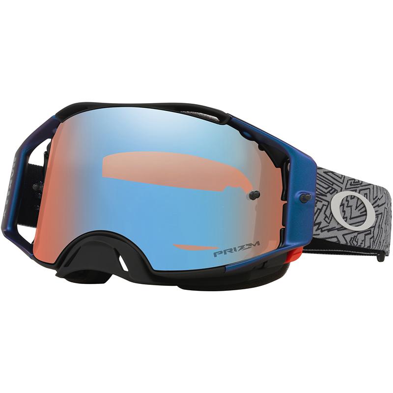 Masque cross AIRBRAKE MX GREY STRIKE - PRIZM MX SAPPHIRE OAKLEY