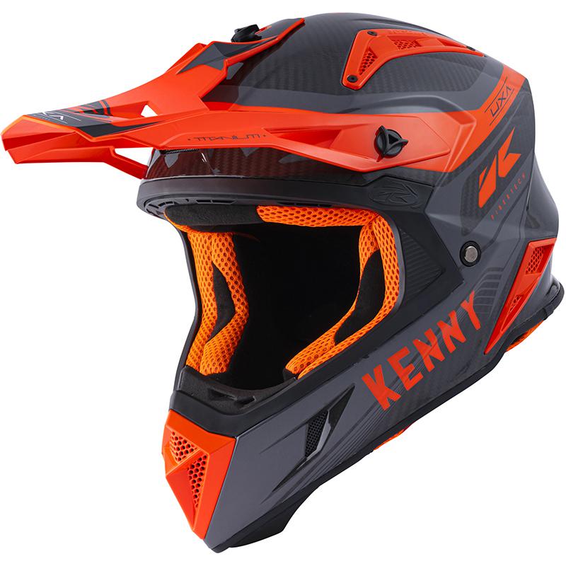 Casque cross TITANIUM CARBONE GRAPHIC KENNY