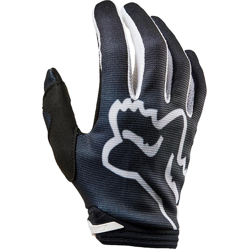 Gants De Motocross FOX Toxsyk 180 Pour Jeunes - Paume Clarino, Manchette Velcro, Confortables