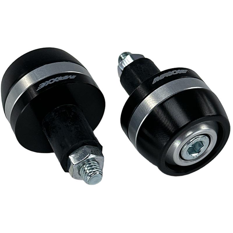 Embouts de guidon Alu 002 noir/titane MAXXE