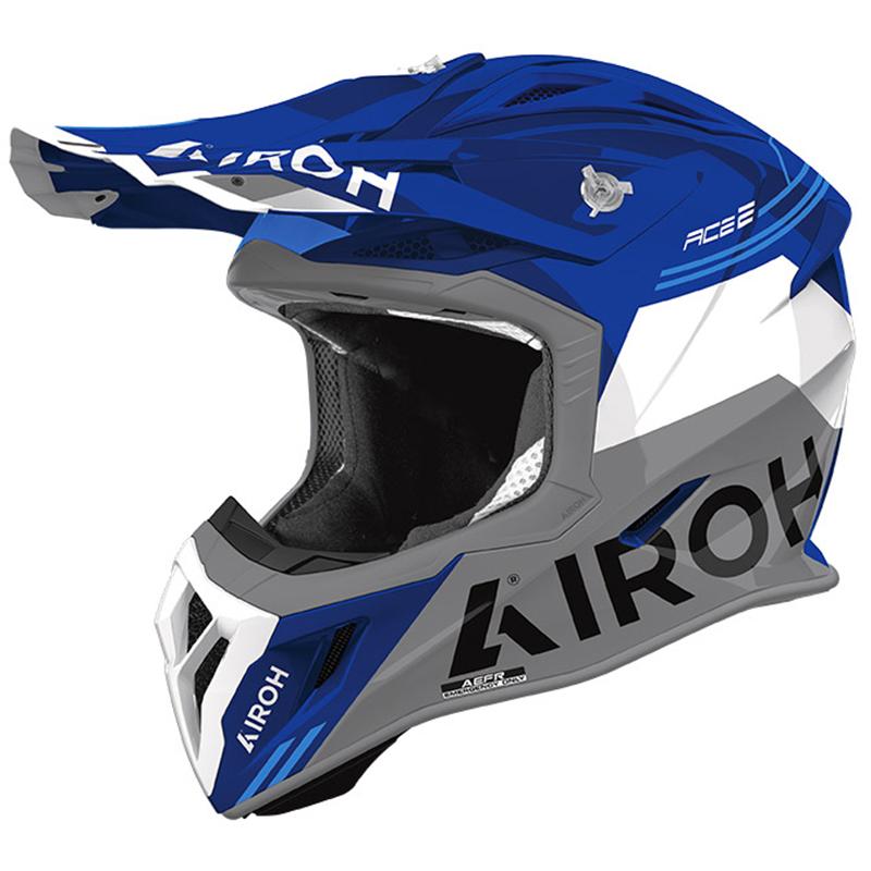 Casque cross AVIATOR ACE 2 FURY BLUE GLOSS