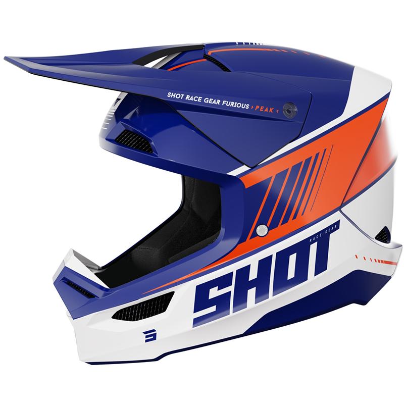 Casque cross FURIOUS KID PEAK SHOT