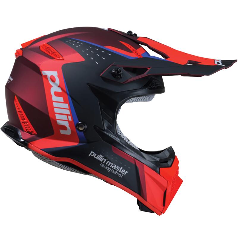 Casque cross GRAPHIC + MASTER RED PULL-IN 2