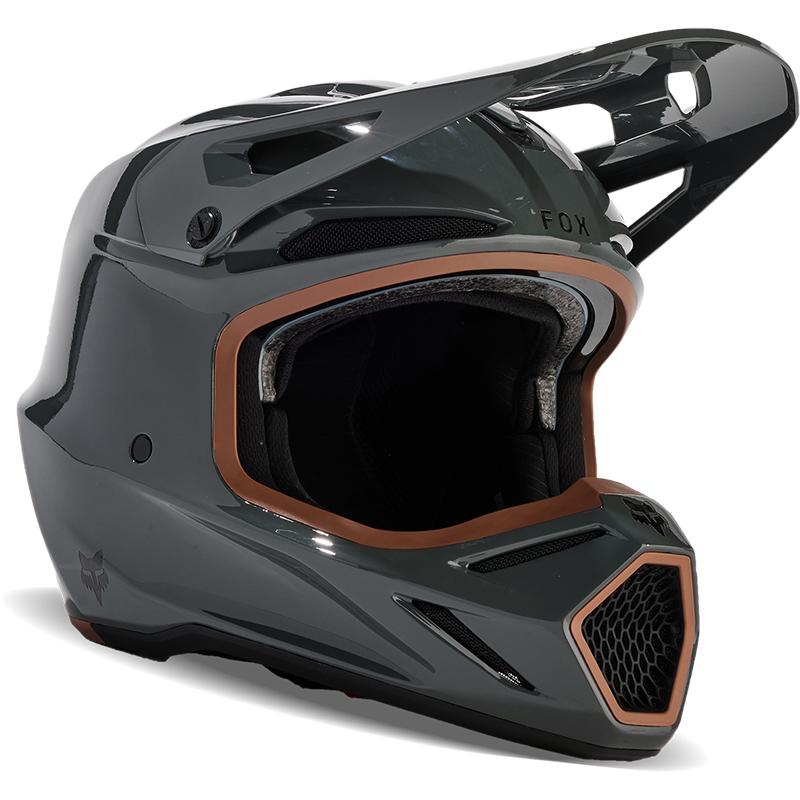 Casque cross V3 RS CARBON SOLID FOX