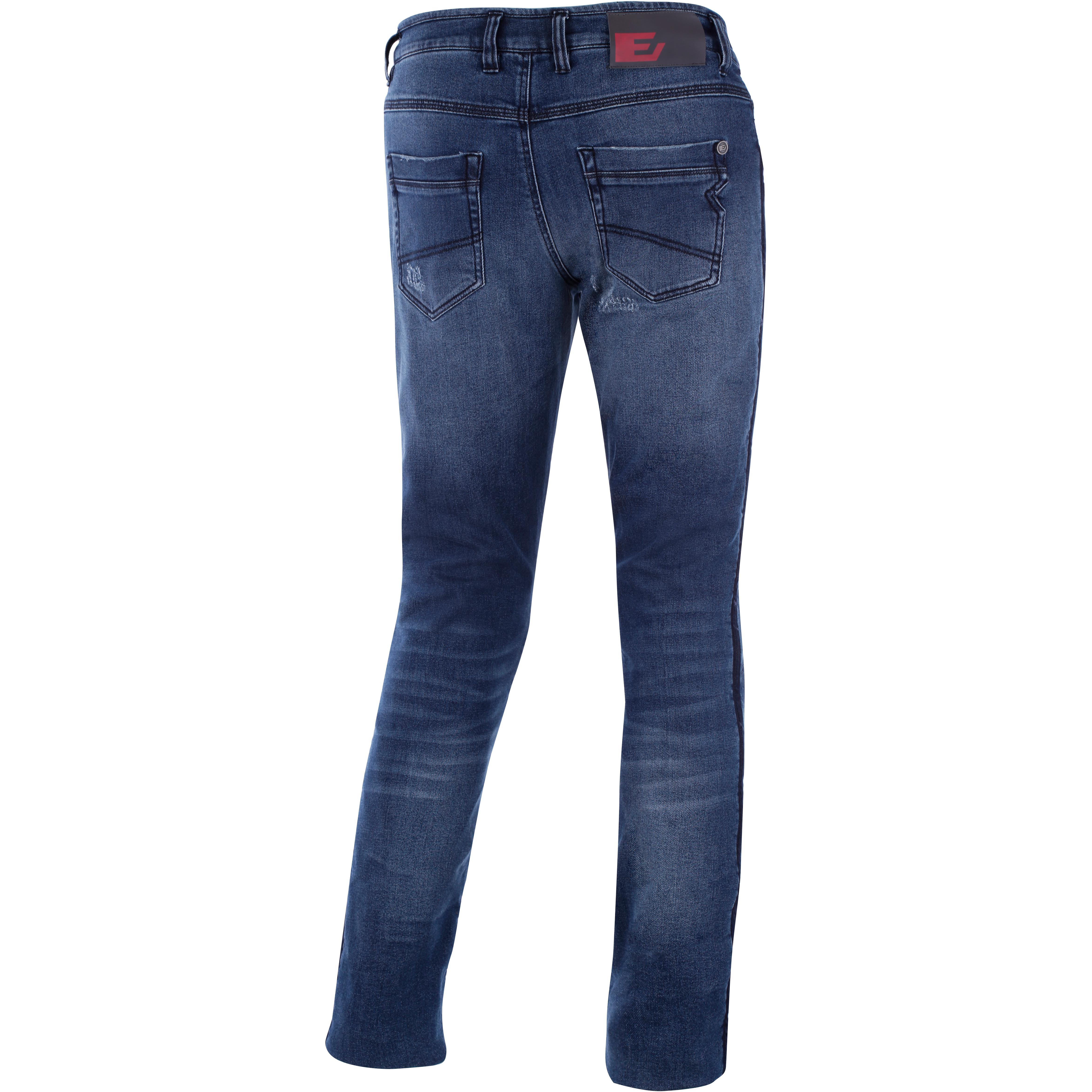 Jeans SAND ESQUAD Bleu/Rouge - MAXXESS.FR, Jeans moto