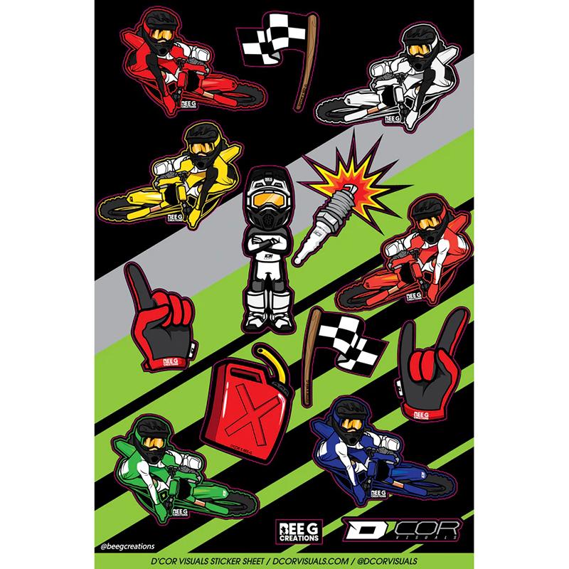 Stickers cartoon BEEG DCOR