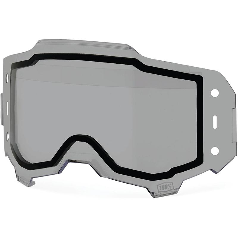 Ecran de masque ARMEGA FORECAST double fumé 100