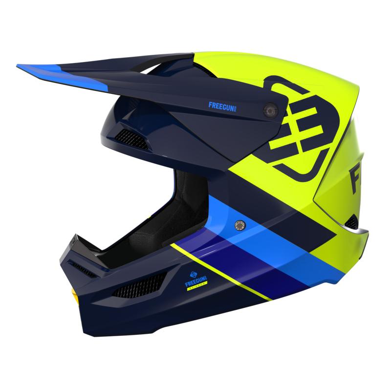 Casque cross XP4 RAINBOW GLOSSY FREEGUNBYSHOT