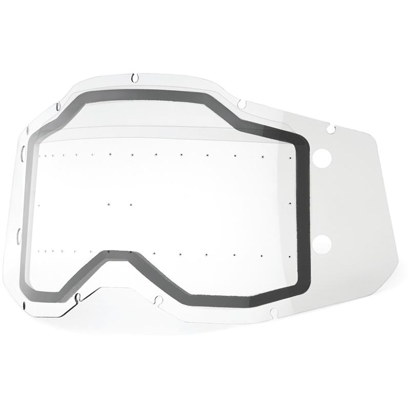 Ecran de masque Accuri2/Strata2/Racecraft2 FORECAST Double Sonic Bumps clair 100