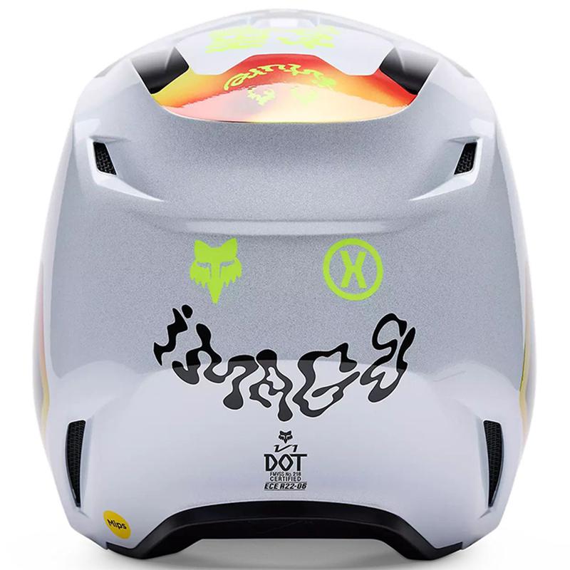 Casque cross V1 HELLO FUTURE FOX 2