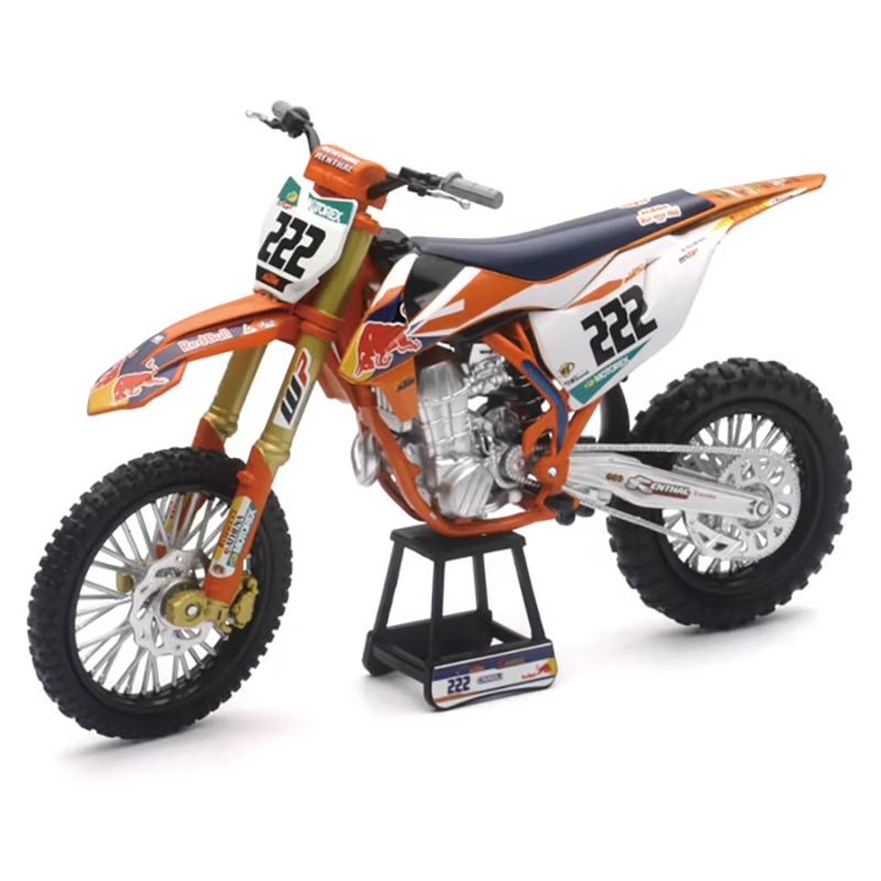 Réplique Moto KTM 450 SXF Factory racing Cairoli 222 1/10&deg; NEWRAY