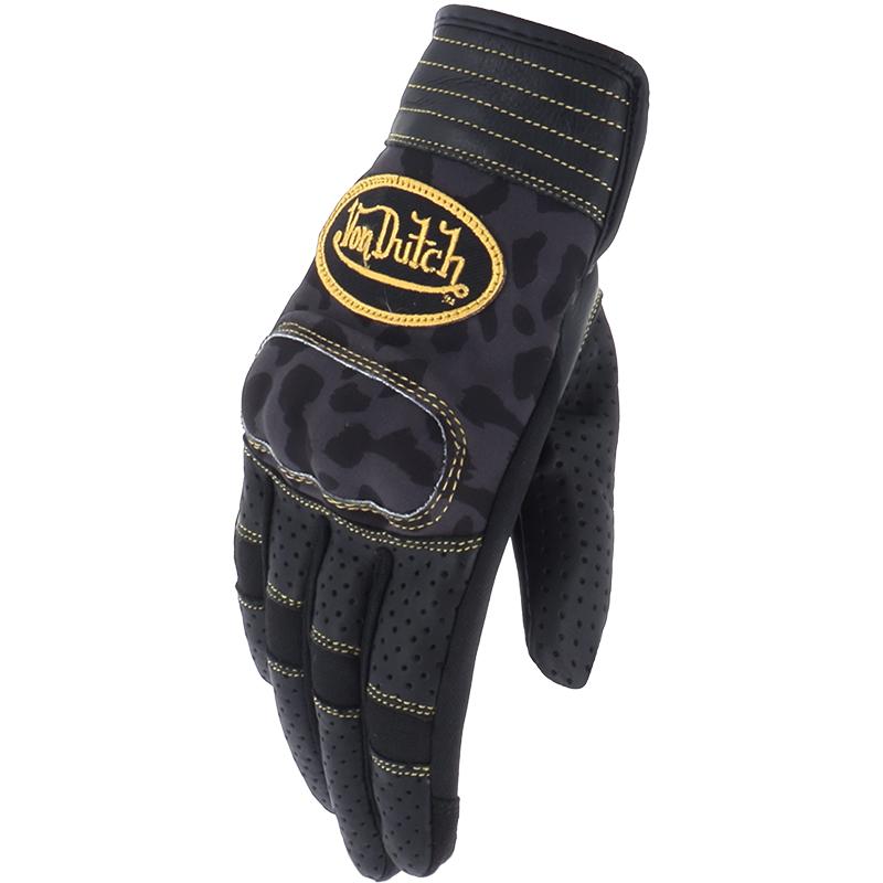 Gants VON DUTCH - PALAVAS AIR Tissu-Cuir femme HELSTONS