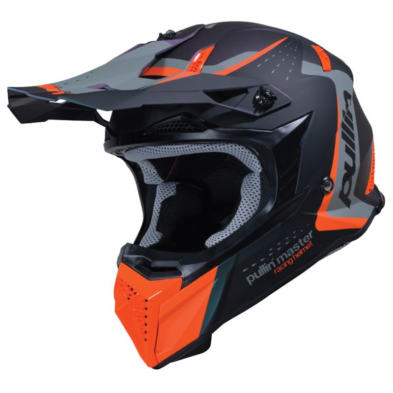 Casque cross GRAPHIC + MASTER ORANGE