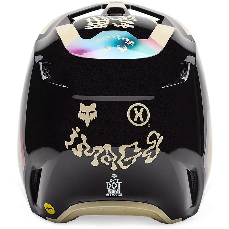 Casque cross V1 HELLO FUTURE FOX 2