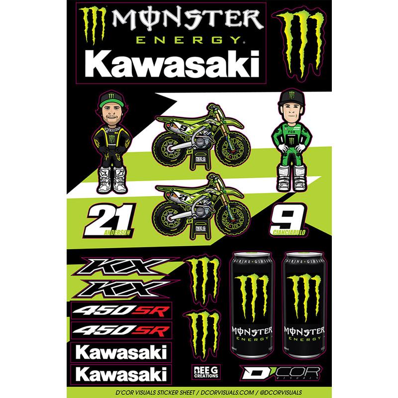 Stickers Monster En Kawa