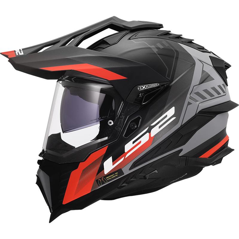 Casque crossover MX701 EXPLORER HEXA LS2