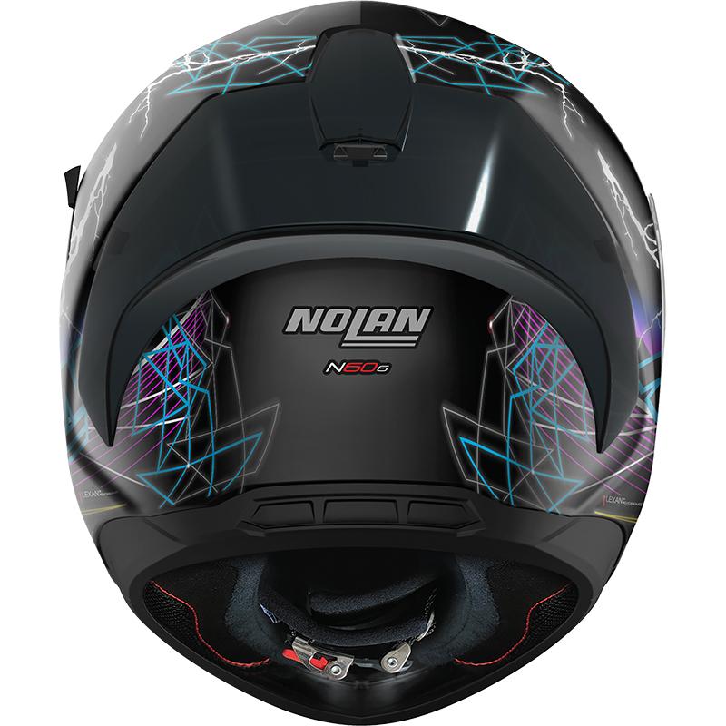 Casque Intégral Nolan N60-6 Sport Outset - Polycarbonate, Visière Ultra-large, Intérieur Amovible - Noir Mat/rouge