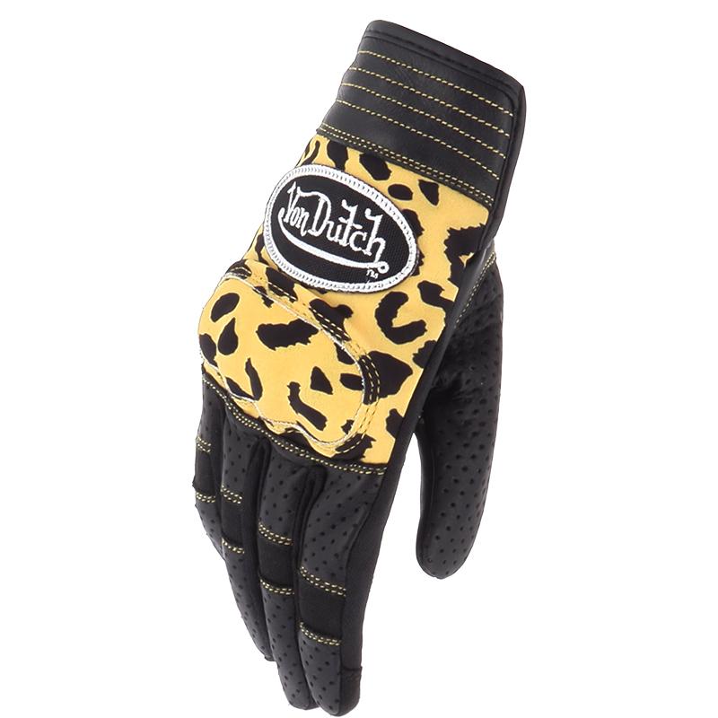 Gants VON DUTCH - PALAVAS AIR Tissu-Cuir femme HELSTONS