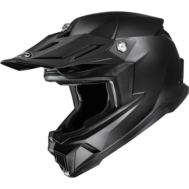 Casque Cross Y50 Solid Semi Flat Black Enfant HJC